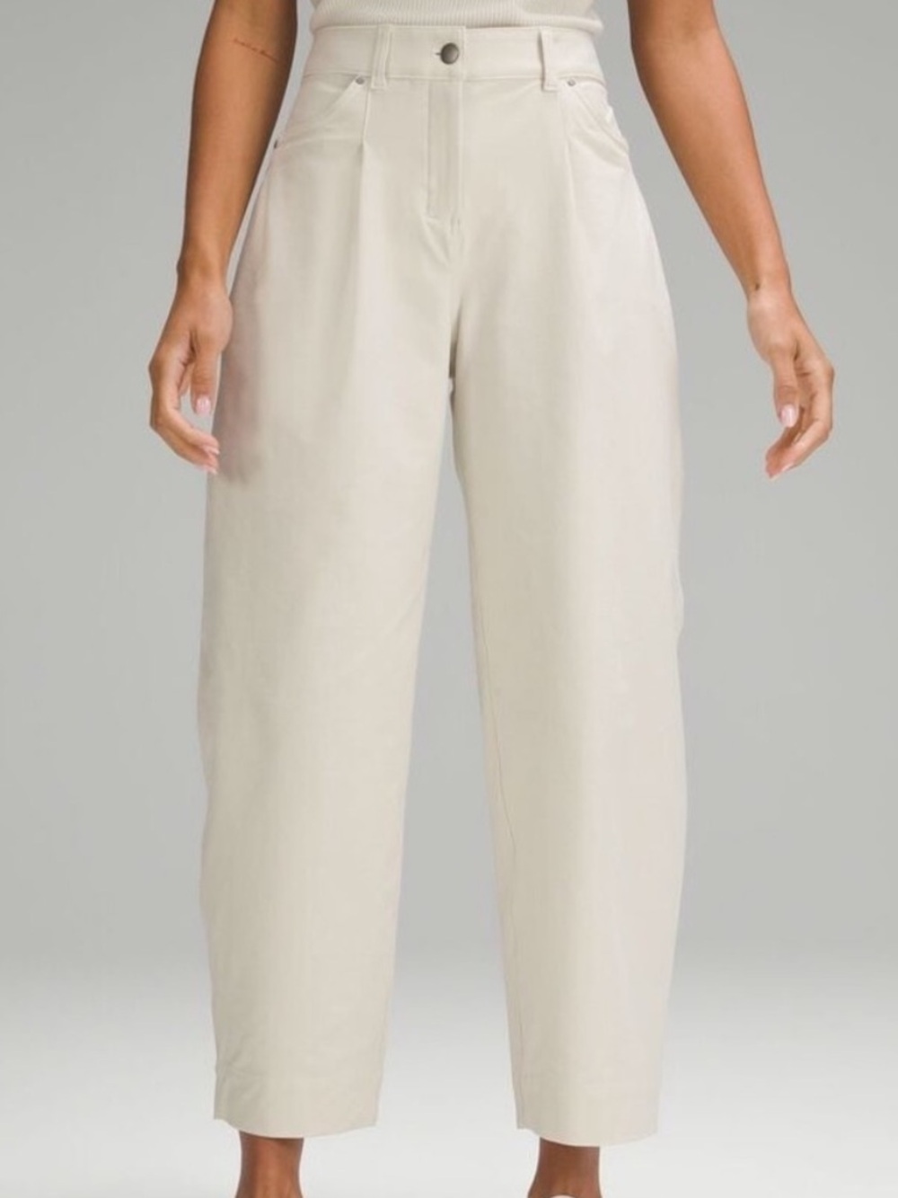 lululemon athletica Bone Barrel-Leg Cropped Pants
